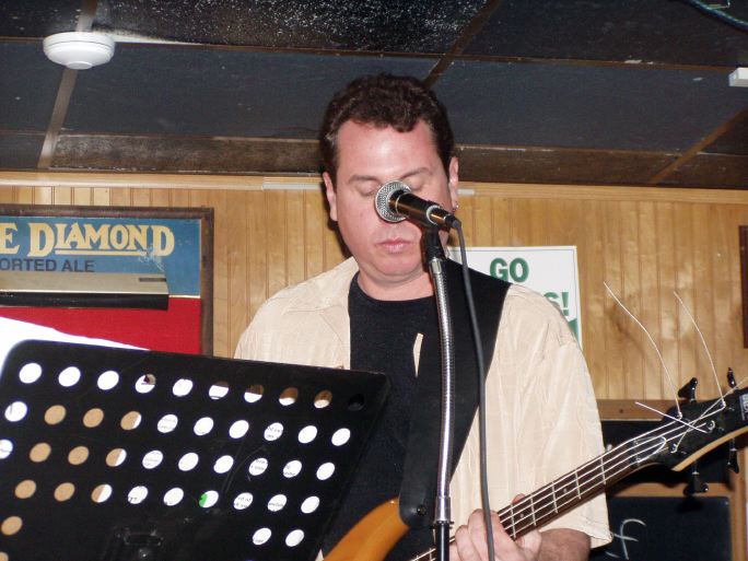 It's hard to play bass with a Mike in your nose